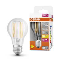 Osram LED lampa E27 | A60 klar | 2700K | 7,5W (75W) dimbar [Osram]  LOS00030