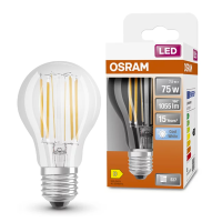 LED lampa E27 | A60 klar | 4000K | 7,5W (75W) [Osram] LOS00082