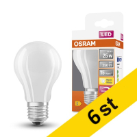 Osram LED lampa E27 | A60 matt | 2700K | 2,2W (25W) dimbar 6st [Osram]  LOS00039
