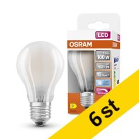 Osram LED lampa E27 | A60 matt | 4000K | 11W (100W) dimbar 6st [Osram]  LOS00055