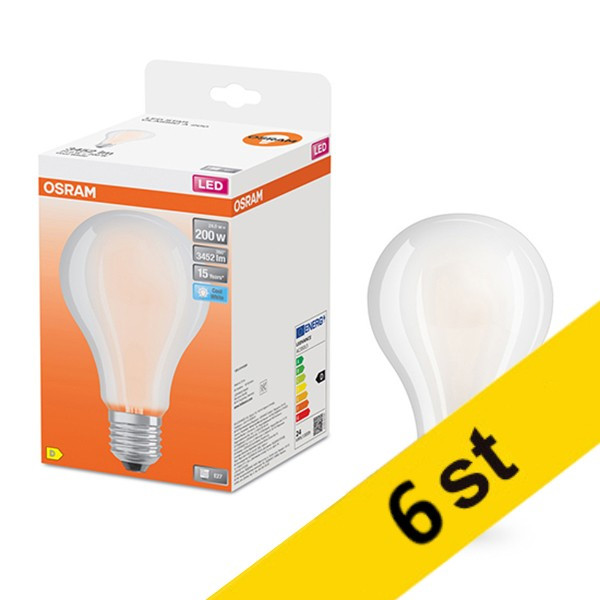 Osram LED lampa E27 | A60 matt | 4000K | 24W (200W) 6st [Osram]  LOS00115 - 1