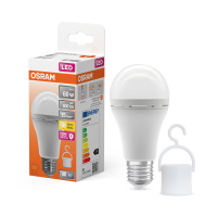 Osram LED lampa E27 | A60 matt | Uppladdningsbar | 2700K | 8W (60W) [Osram]  LOS00764
