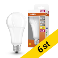 Osram LED lampa E27 | A70 matt | 2700K | 20W (150W) dimbar 6st [Osram]  LOS00067