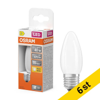 LED lampa E27 | B35 matt | 2700K | 3,4W (40W) [Osram] 6st LOS02155