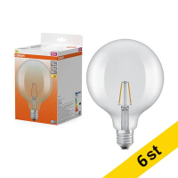 LED lampa E27 | G125 klar | 2700K | 1,8W (25W) [Osram] 6st LOS02201