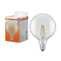 LED lampa E27 | G125 klar | 4000K | 5,9W (60W) [Osram] LOS02210