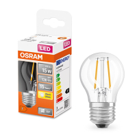 Osram LED lampa E27 | G45 klar | 2700K | 1.5W (15W) [Osram]  LOS00178