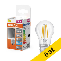 LED lampa E27 | G45 klar | 6500K | 3,4W (40W) [Osram] 6st LOS02173