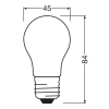 LED lampa E27 | G45 matt | 2700K | 1W (15W) [Osram] LOS01125 - 2