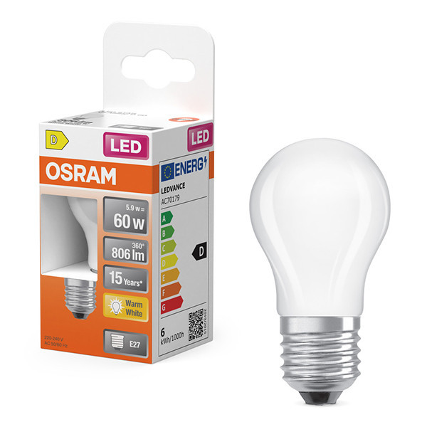 LED lampa E27 | G45 matt | 2700K | 5,9W (60W) | [Osram] LOS01255 - 1