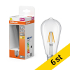 LED lampa E27 | ST64 klar | 2700K | 3,4W (40W) [Osram] 6st LOS01910 - 1