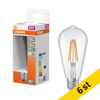 LED lampa E27 | ST64 klar | 4000K | 5,9W (60W) [Osram] 6st LOS02209