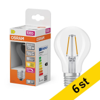 LED lampa E27 dimbar | A60 klar | 2700K | 1,8W (25W) [Osram] 6st LOS01806