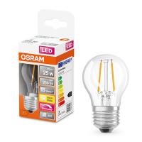 LED lampa E27 dimbar | G45 klar | 2700K | 2,8W (25W) [Osram] LOS00158