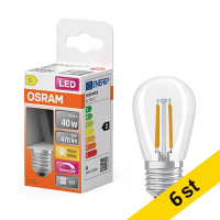 LED lampa E27 dimbar | ST45 klar | 2700K | 3,4W (35W) [Osram] 6st LOS01884