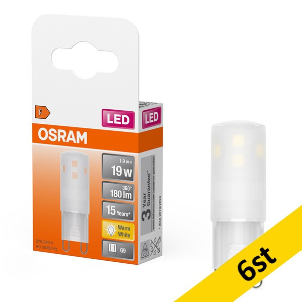 LED lampa G9 | SMD | 2700K | 1,9W (19W) [Osram] 6st LOS01390 - 1