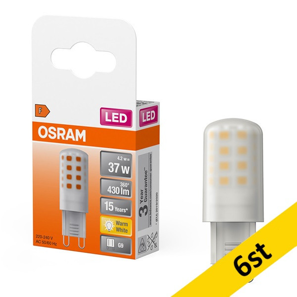 LED lampa G9 | SMD | 2700K | 4,2W (37W) [Osram] 6st LOS01394 - 1