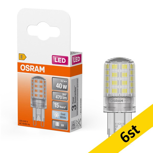 LED lampa G9 | SMD | 4000K | 4,2W (40W) [Osram] 6st LOS01386 - 1