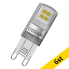 LED lampa G9 | SMD | klar | 2700K | 1,9W (20W) [Osram] | 6st