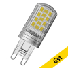 LED lampa G9 | klar | 2700K | 4,2W (40W) [Osram] | 6st