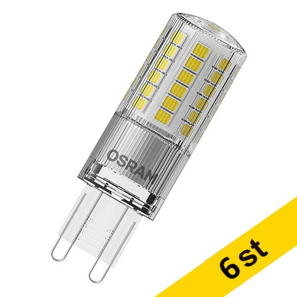 LED lampa G9 | klar | 2700K | 4,8W (50W) [Osram] | 6st LOS00335 - 1