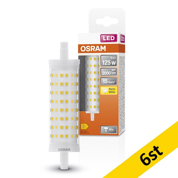 LED lampa R7S | 2700K | 15W (125W) [Osram] 6st LOS01400 - 1