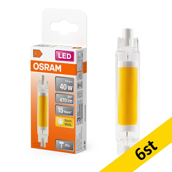 LED lampa R7S | 2700K | 4,5W (40W) [Osram] 6st LOS01778 - 1