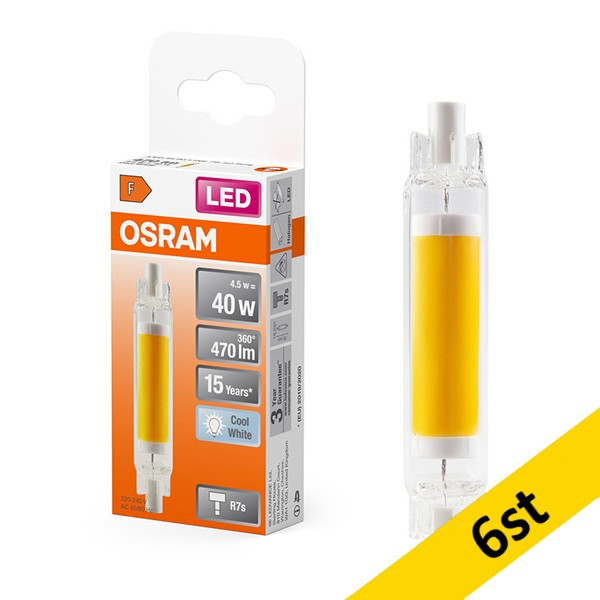 LED lampa R7S | 4000K | 4,5W (40W) [Osram] 6st LOS01780 - 1