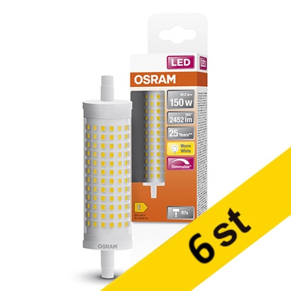 LED lampa R7S dimbar | 2700K | 18,2W (150W) [Osram] 6st LOS00351 - 1