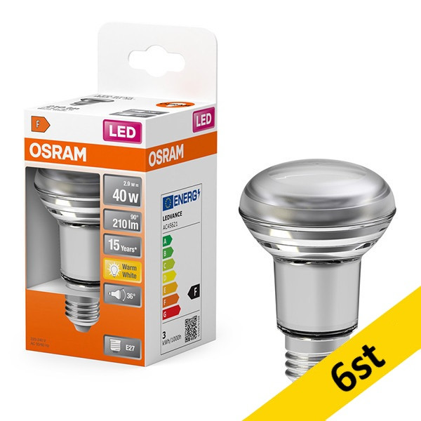 LED reflektorlampa E27 | R63 | 2700K | 2,9W (40W) [Osram] 6st LOS01368 - 1