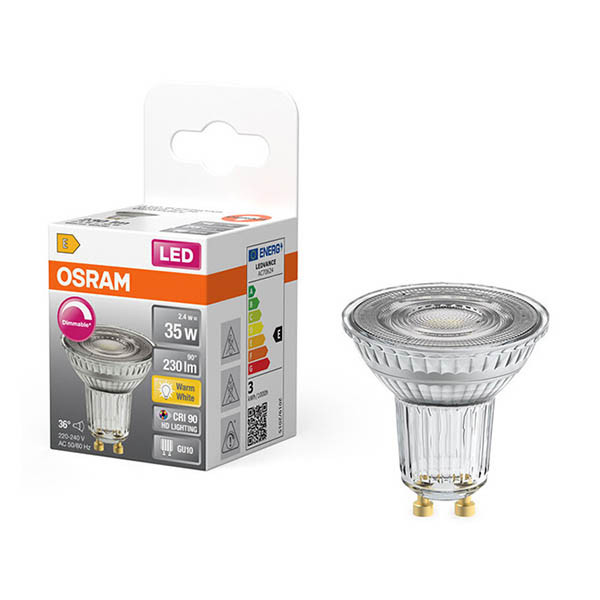 LED spotlight GU10 dimbar | 2700K | 2,4W (35W) [Osram] LOS01917 - 1