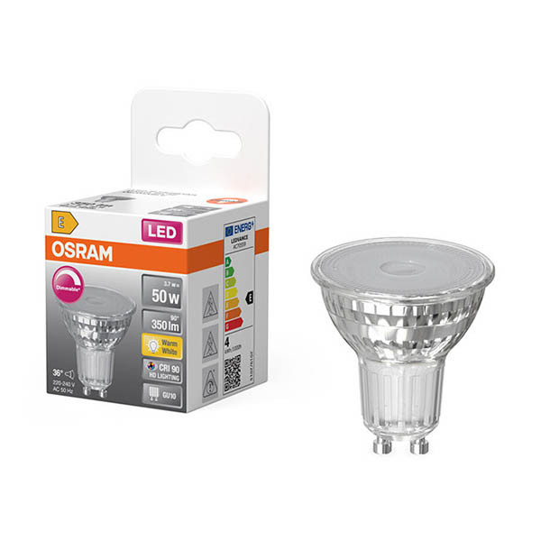 LED spotlight GU10 dimbar | 2700K | 3,7W (50W) [Osram] LOS01921 - 1