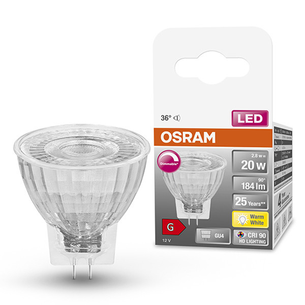 Osram LED spotlight GU4 | MR11 | 2700K | 2.8W (20W) dimbar [Osram]  LOS00298 - 1