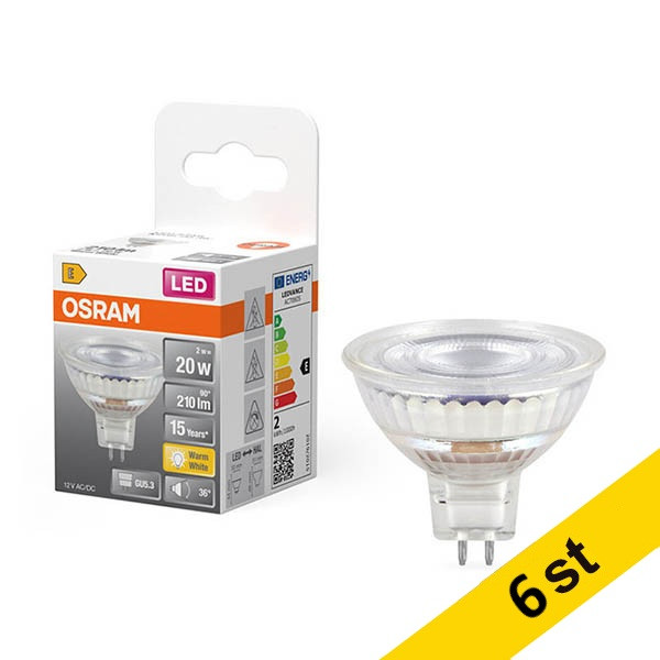 LED spotlight GU5.3 | 2700K | 2W (20W) [Osram] 6st LOS01946 - 1