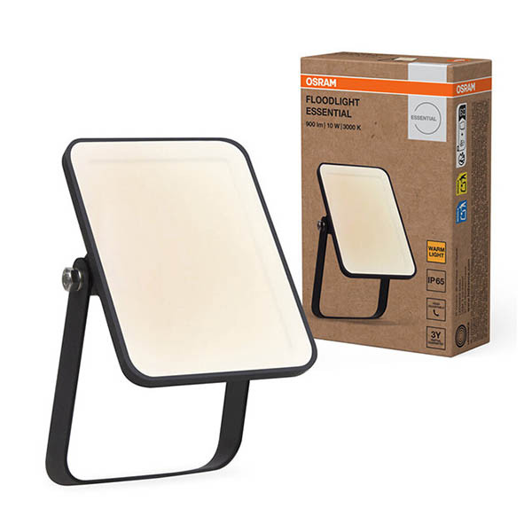 LED strålkastare 10W | 3000K | 750lm | IP65 [Osram] LOS02073 - 1