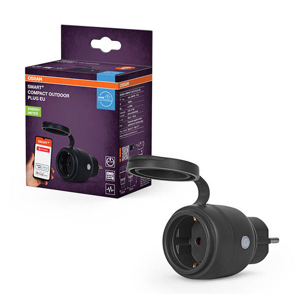 Osram Smart+ Plug med energimätare | Max. 3680W | svart LOS01999 - 1