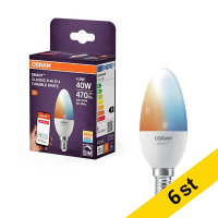 Smart lampa E14 dimbar | B40 matt | 2700-6500K | 4,9W (40W) [Osram] 6st LOS01958