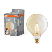 Smart lampa E27 dimbar | G125 | guld | 2400K | 6W [Osram] LOS02005