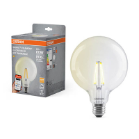 Smart lampa E27 dimbar | G125 | klar | 2700K | 6W [Osram] LOS02002