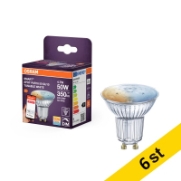 Smart spotlight GU10 dimbar | 2700-6500K | 4.7W (50W) [Osram] 6st LOS01962