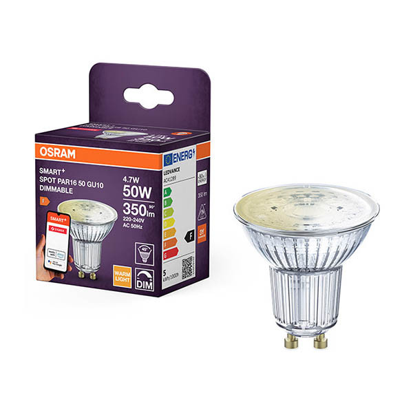 Smart spotlight GU10 dimbar | 2700K | 4,7W (50W) [Osram] LOS01959 - 1