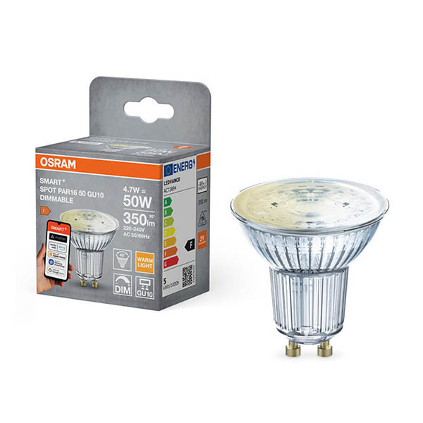 Smart spotlight GU10 dimbar | PAR16 | 2700K | 4.7W (50W) [Osram] LOS02008 - 1