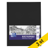Anteckningsbok A4 blank | Oxford | 96 ark | 3st 260276 - 1