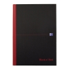 Anteckningsbok A4 linjerat | 96 ark | Oxford Black n' Red 260008 - 1