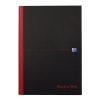 Anteckningsbok A4 rutat | 96 ark | Oxford Black n' Red 260009 - 1
