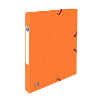 Oxford Dokumentbox med gummiband | 25mm | Oxford elastobox Top File+ | 200 ark | orange 400114364 260104