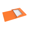 Oxford Dokumentbox med gummiband | 25mm | Oxford elastobox Top File+ | 200 ark | orange 400114364 260104 - 2