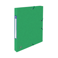 Oxford Dokumentbox med gummiband | 25mm | Oxford elastobox Top File+ | grön 400114366 260106