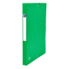 Oxford Dokumentbox med gummiband | 25mm | Oxford elastobox Top File+ | grön 400114366 260106 - 2