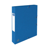Oxford Dokumentbox med gummiband | 40mm | Oxford elastobox Top File+ | blå 400114368 260107